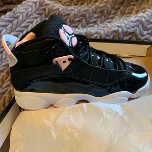 Jordan 6 Rings (GS) Arctic Punch-White. Original box. Size 5 Y